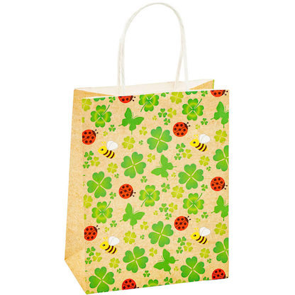 Artikelbild für 12 TSI Geschenktüten Kleeblatt Motiv 18,0 x 23,0 cm, Artikelnummer 277330