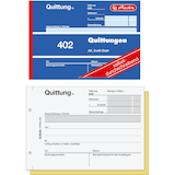 Artikelbild 1 für herlitz Quittung mit MwSt. separat ausgewiesen Formularbuch 402, Artikelnummer 402077