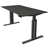 Artikelbild 1 für Kerkmann Move 3 elegant elektrisch höhenverstellbarer Schreibtisch anthrazit rechteckig, T-Fuß-Gestell grau 160,0 x 80,0 cm, Artikelnummer 488021