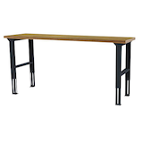 Artikelbild 1 für Simplaflex® Systemeinrichter Werkbank anthrazit, RAL 7016 200,0 x 60,0 x 76,0 - 106,0 cm, Artikelnummer 684029