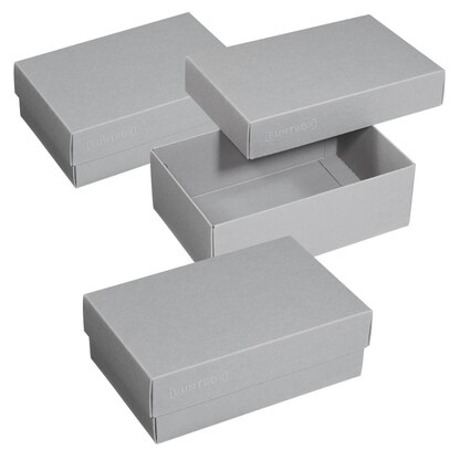 Artikelbild 2 für 3 BUNTBOX M Geschenkboxen 1,1 l grau 17,0 x 11,0 x 6,0 cm, Artikelnummer 303772