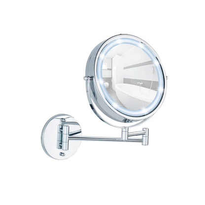 Artikelbild 2 für WENKO Wand-Kosmetikspiegel beleuchtet Lumi silber, Artikelnummer 528842