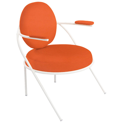 Artikelbild für meet powered by PAPERFLOW Sessel SATURNE rost weiß Kunstleder, 1 St., Artikelnummer 231268