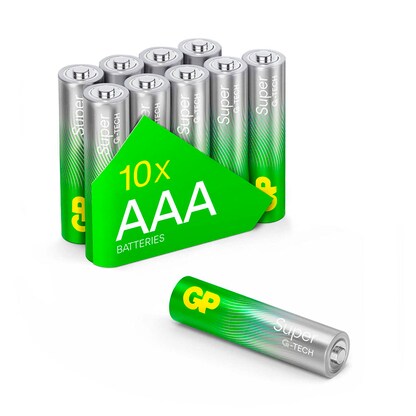 Artikelbild 2 für 6 + 4 GRATIS: 6 GP Batterien SUPER Micro AAA 1,5 V + GRATIS 4 St., Artikelnummer 296067