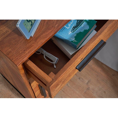 Artikelbild 4 für WOHNLING Nachttisch Massivholz sheesham 35,0 x 45,0 x 65,0 cm, Artikelnummer 166669