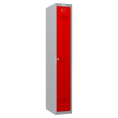 Spind Locker phoenix Spind Locker grau, rot PL1130GRK, 1 Schließfach 30,0 x 50,0 x ...