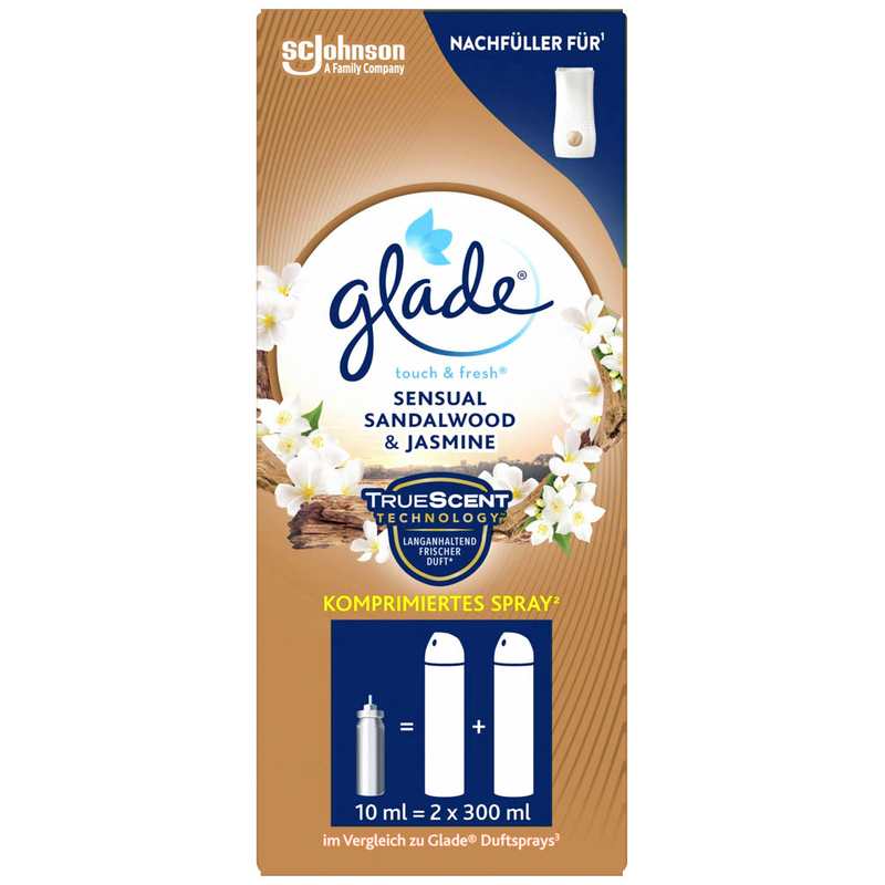 glade Raumduft-Nachfüller SENSUAL SANDALWOOD & JASMINE orientalisch 10 ml, 1 St