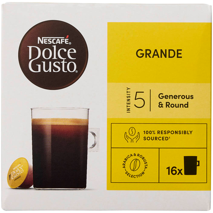 Artikelbild 3 für NESCAFÉ DOLCE GUSTO® Grande Generous & Round Kaffeekapseln, mild, 16 Portionen, Artikelnummer 613352