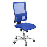 Artikelbild 1 für Topstar Bürostuhl Nito, PRONETSYT38 Stoff blau, Gestell alu, Artikelnummer 441766