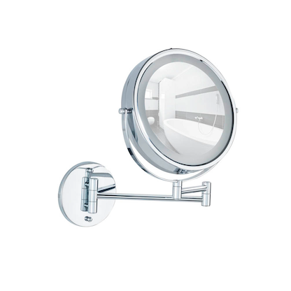 Artikelbild 4 für WENKO Wand-Kosmetikspiegel beleuchtet Lumi silber, Artikelnummer 528842