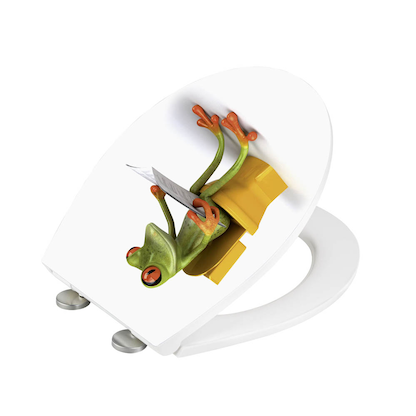 Artikelbild 22 für WENKO WC-Sitz mit Absenkautomatik Frog weiß, grün, Artikelnummer 816484