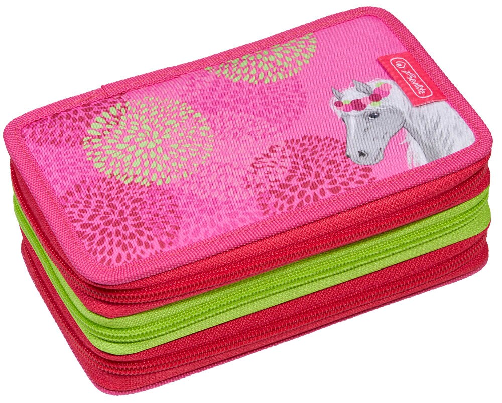 Janrax Federmäppchen 20,3x12,7 Cm – Durchsichtig Rosa, Für Schule & Büro