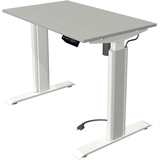 Artikelbild 1 für Kerkmann Move 1 advance elektrisch höhenverstellbarer Schreibtisch lichtgrau rechteckig, T-Fuß-Gestell weiß 100,0 x 60,0 cm, Artikelnummer 265888