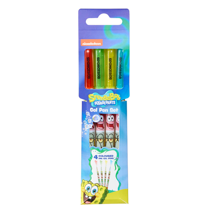 Artikelbild 1 für BlueSky Spongebob Gelschreiber-Set Spongebob, Schreibfarbe: farbsortiert, 4 St., Artikelnummer 416358