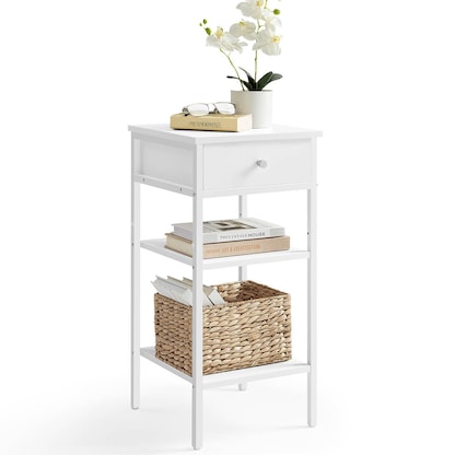 Artikelbild 4 für VASAGLE Nachttisch weiß 35,0 x 35,0 x 70,0 cm, Artikelnummer 438699