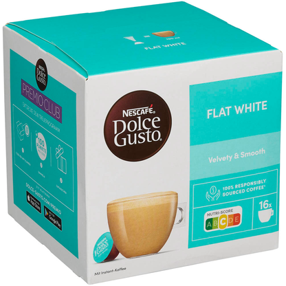 Artikelbild 3 für NESCAFÉ DOLCE GUSTO® Flat White Velvety & Smooth Kaffeekapseln, mild, 16 Portionen, Artikelnummer 612863