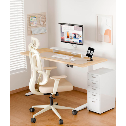 Artikelbild 3 für FlexiSpot Bürostuhl BS5W Stoff orange, Gestell schwarz, Artikelnummer 656359