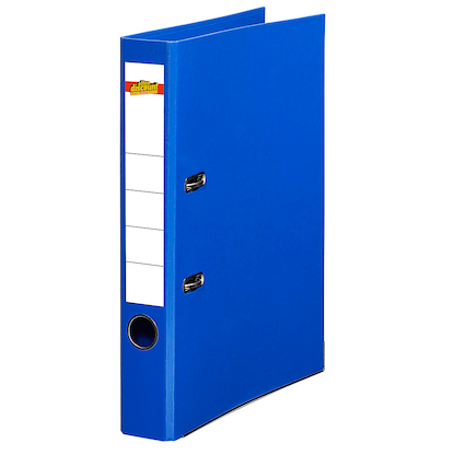 Artikelbild für office discount Ordner blau Kunststoff 5,0 cm DIN A4, Artikelnummer 501619