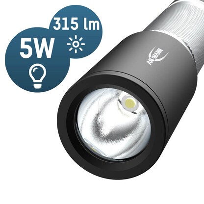 Artikelbild 2 für ANSMANN Daily Use 300B LED Taschenlampe silber, 315 Lumen, Artikelnummer 847453