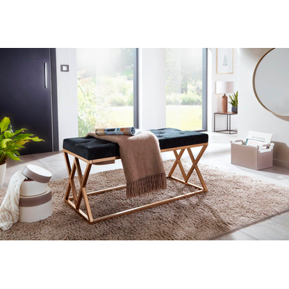 Artikelbild 6 für WOHNLING Sitzbank WL6.619 schwarz Stoff 90,0 cm, Artikelnummer 166159