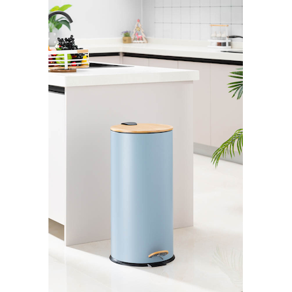 Artikelbild 2 für Echtwerk Tretpedal Mülleimer 30,0 l hellblau, Artikelnummer 639209