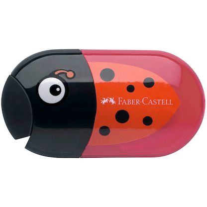 Artikelbild 2 für FABER-CASTELL Dosenspitzer doppelt Käfer rot, Artikelnummer 164246