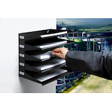 Artikelbild 1 für DURABLE Sortierstation schwarz mit 5 Fächer, Artikelnummer 102215