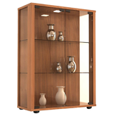 Artikelbild 1 für VCM my home Sintalo Vitrine buche 2 Fachböden mit Beleuchtung, Artikelnummer 781411