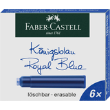 Artikelbild 1 für FABER-CASTELL 185506 Tintenpatronen für Füller königsblau 6 St., Artikelnummer 158044