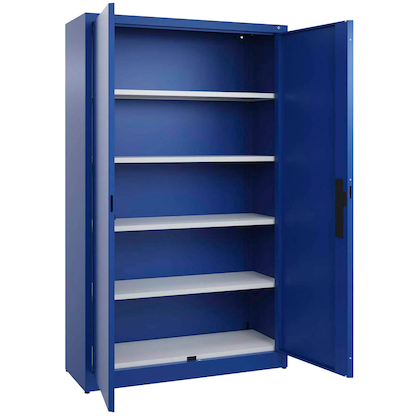 Artikelbild 6 für CP Stahlschrank C 2000 Acurado 094600-000 S10000 enzianblau 120,0 x 40,0 x 195,0 cm, aufgebaut, Artikelnummer 360069