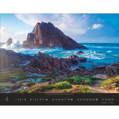 Artikelbild 5 für Monats-Wandkalender Rund um die Welt 2026, Artikelnummer 551103