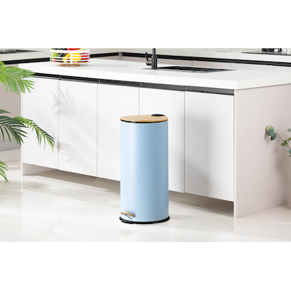 Artikelbild 3 für Echtwerk Tretpedal Mülleimer 30,0 l hellblau, Artikelnummer 639209