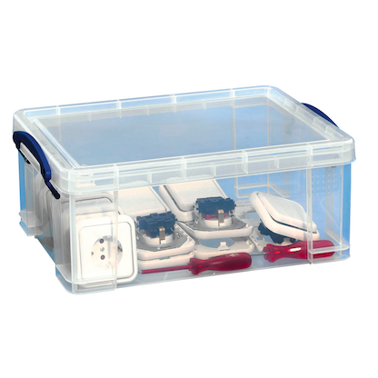Artikelbild 3 für Really Useful Box Aufbewahrungsbox 9,0 l transparent 39,5 x 25,5 x 15,5 cm, Artikelnummer 253856