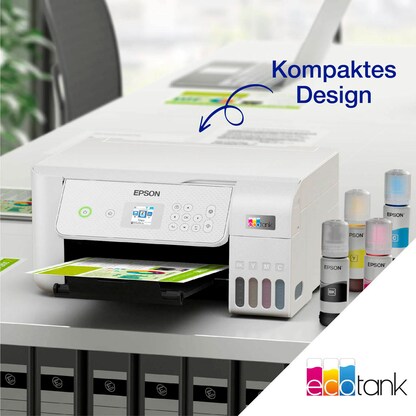 Artikelbild 4 für AKTION: EPSON EcoTank ET-2876 3 in 1 Tintenstrahl-Multifunktionsdrucker weiß mit 40 Euro CashBack, Artikelnummer 255939