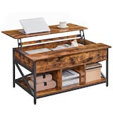 Artikelbild 1 für VASAGLE Couchtisch braun 95,0 x 60,0 x 48,0 / 62,0 cm, Artikelnummer 290298