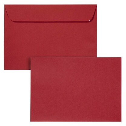 Artikelbild für artoz Briefumschläge Mosaic DIN C5 ohne Fenster weinrot haftklebend 20 St., Artikelnummer 250197