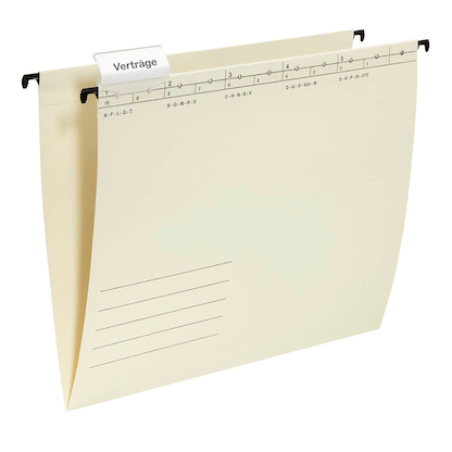 Artikelbild für 25 Hängemappen chamois, Artikelnummer 182386