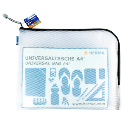 Artikelbild 6 für HERMA Reißverschlussbeutel transparent/schwarz, 1 St., Artikelnummer 650509