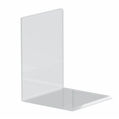 Artikelbild für 2 MAUL Buchstützen glasklar 10,0 x 10,0 x 13,0 cm, Artikelnummer 357798