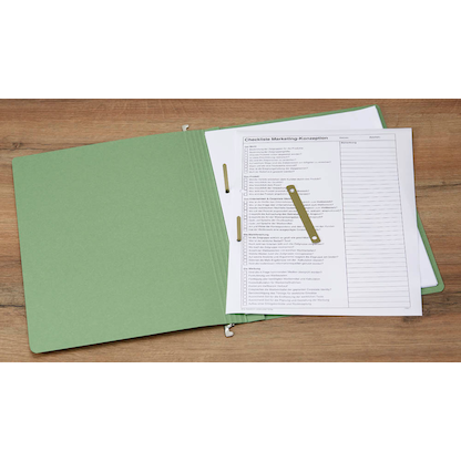 Artikelbild 3 für 50 bene Hängehefter Vetro Mobil Karton moosgrün 1 x kaufmännische Heftung, Artikelnummer 433557