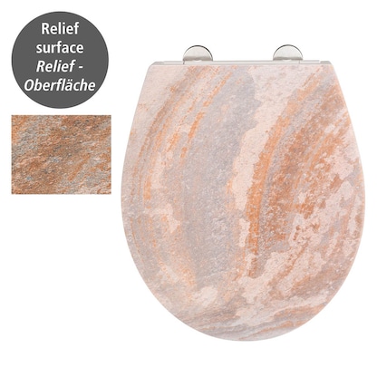 Artikelbild 4 für WENKO WC-Sitz mit Absenkautomatik Canyon braun, Artikelnummer 813004