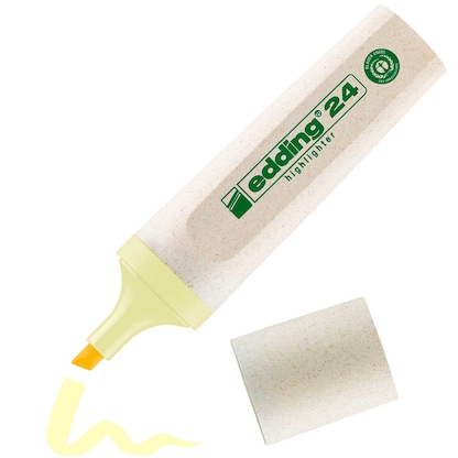 Artikelbild für edding Highlighter 24 EcoLine pastell Textmarker gelb, 1 St., Artikelnummer 131017