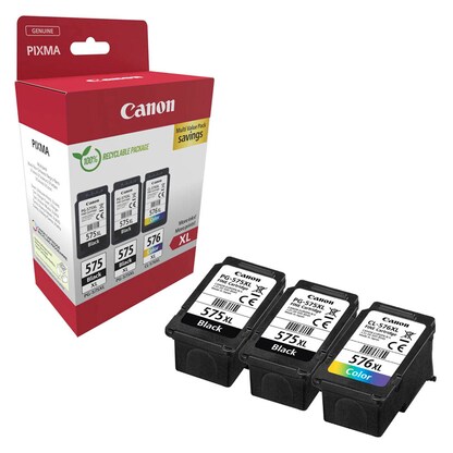 Artikelbild 5 für Canon PG-575XLx2/CL-576XL schwarz, color Druckköpfe, 3er-Set, Artikelnummer 143539