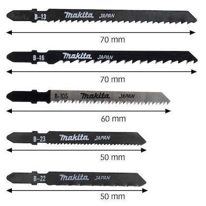 Artikelbild 2 für makita A-86898 Stichsägeblätter-Set 5-teilig, Artikelnummer 366946