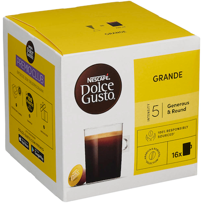 Artikelbild 4 für NESCAFÉ DOLCE GUSTO® Grande Generous & Round Kaffeekapseln, mild, 16 Portionen, Artikelnummer 613352