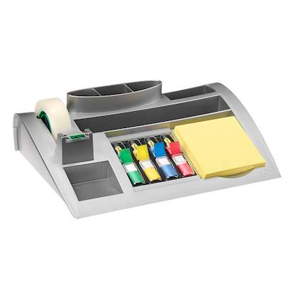 Artikelbild 3 für Post-it® Schreibtisch-Organizer C50 silber ABS-Kunststoff 7 Fächer 25,6 x 16,8 x 6,8 cm, Artikelnummer 484691