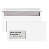 Artikelbild 1 für dots Briefumschläge DIN lang mit Fenster weiß selbstklebend 250 St., Artikelnummer 118083