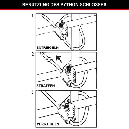 Artikelbild 5 für Master Lock® Fahrradschloss 8420EURD schwarz 4,5 m, Artikelnummer 727547