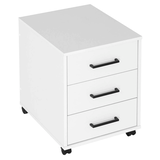 Artikelbild 1 für MÖBELPARTNER Ruby Rollcontainer weiß 3 Auszüge 40,1 x 50,0 x 57,0 cm, Artikelnummer 323834