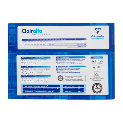 Artikelbild 4 für Clairefontaine Kopierpapier Clairalfa DIN A3 120 g/qm 250 Blatt, Artikelnummer 503449